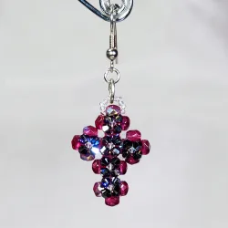 Hook pierces - Silver brass - Earrings Trisha - Hook pierces - Silver brass - Laiton argenté